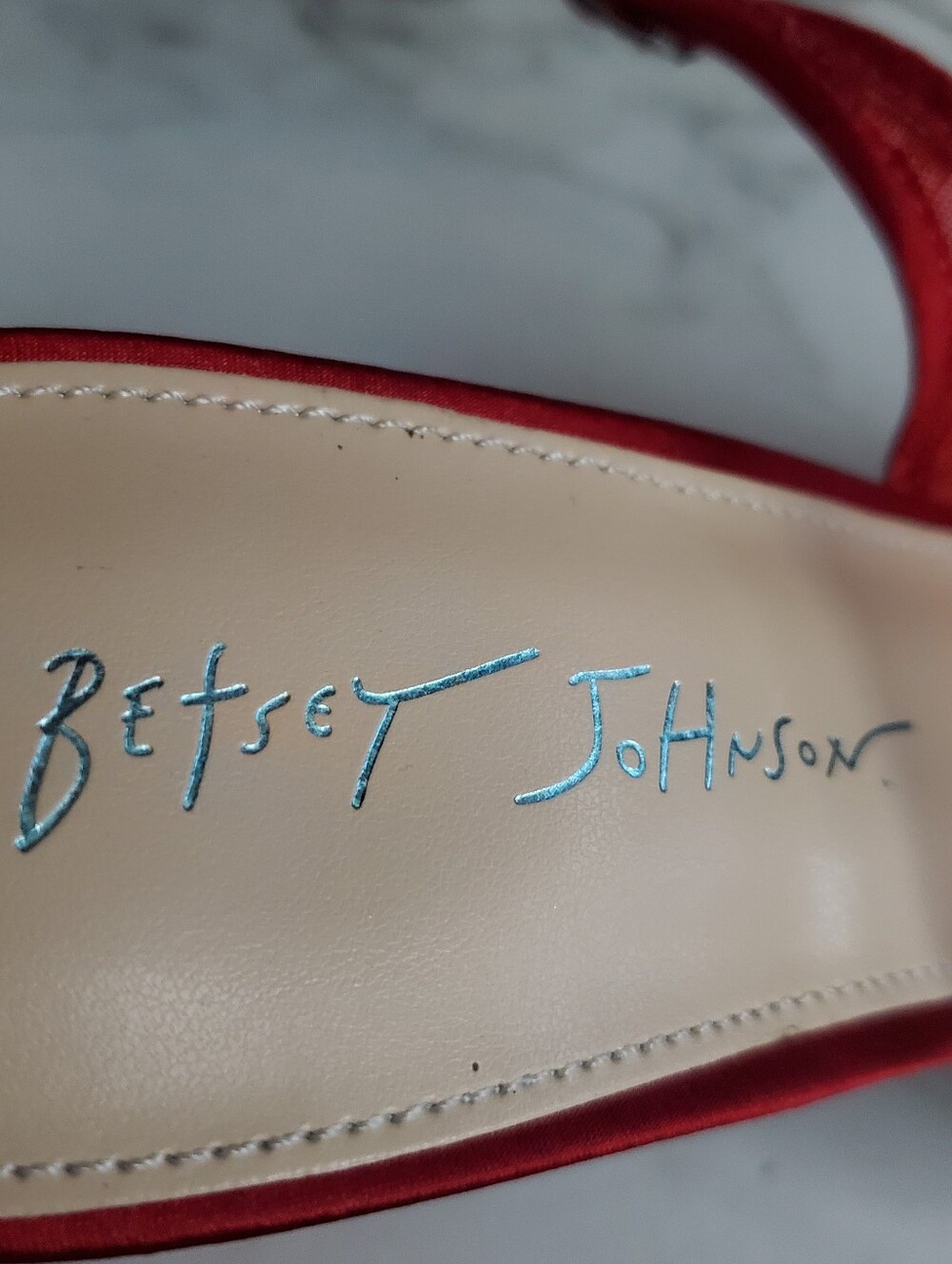 Betsey Johnson Ninah Mesh Embellished Slingback Pumps - Picture 5 of 11